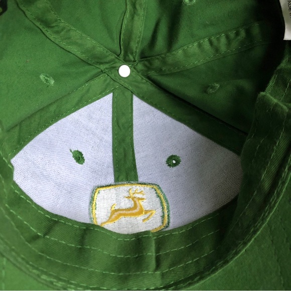 NEW JOHN DEERE Hat Cap NOTHING RUNS LIKE A DEERE GREEN UNISEX Men’s NWOT - Picture 8 of 16